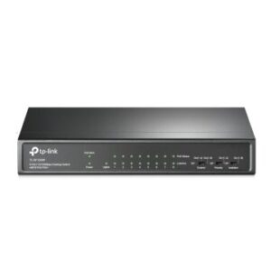 SWITCH NO GESTIONABLE TP-LINK TL-SF1009P SOBREMESA 9P 10/100 INCLUYE 8P POE+ 10/100 TOTAL POE 65W