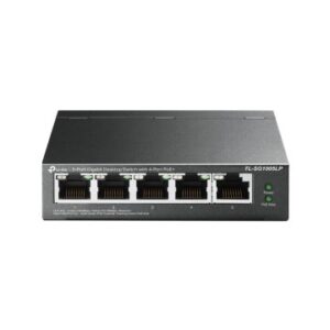 SWITCH NO GESTIONABLE TP-LINK TL-SG1005LP 5P GIGA 4P POE+(40W) SOBREMESA CARCASA METALICA