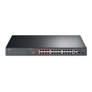SWITCH NO GESTIONABLE TP-LINK TL-SL1226P 24P POE+ 10/100 2P GIGABIT 2P SLOTS COMBO GIGABIT SFP TOTAL
