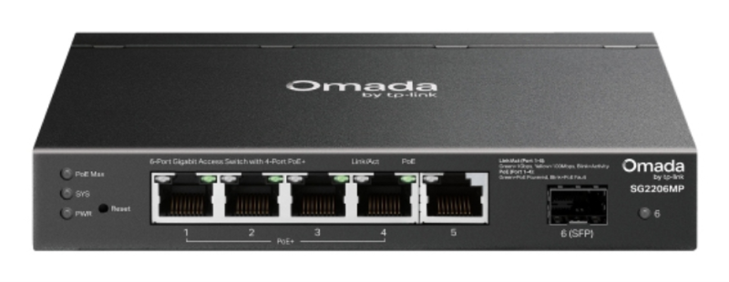 SWITCH OMADA ES228GMP 28-PORT GIGABIT EASY MANAGED SWITCH WITH 24-PORT POE+