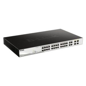 SWITCH SEMIGESTIONABLE D-LINK DGS-1210-24P/E 24P GIGA POE (193W) + 4P GIGA COMBO RACK