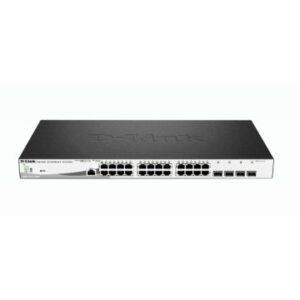 SWITCH SEMIGESTIONABLE D-LINK DGS-1210-28MP/E 24P GIGA (24P POE 370W) + 4P GIGA COMBO RACK