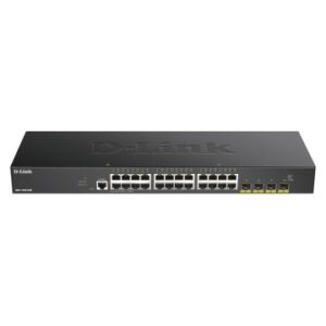 SWITCH SEMIGESTIONABLE D-LINK DGS-1250-28X/E 24P GIGA + 4P 10G SFP+ CAPACIDAD DE SWITCHING 120GBPS