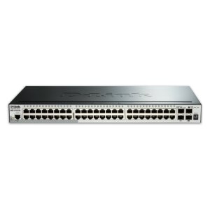 SWITCH SEMIGESTIONABLE D-LINK STACKABLE DGS-1510-52X/E 48P GIGA + 2P GIGA COMBO + 4P 10G SFP+