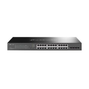 SWITCH SEMIGESTIONABLE POE+ TP-LINK SG2428P 24P GIGA POE+ Y 4 RANURAS SFP GIGABIT