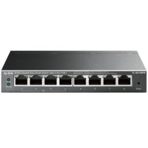 SWITCH SEMIGESTIONABLE TP-LINK SG108PE 8P GIGA ALIMENTACION POE 55W CARCASA METALICA