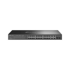 SWITCH SEMIGESTIONMBLE JETSTRAM TP-LINK SL2428P 24P POE+ 10/100 Y 2 PUERTOS GIGA + 2 PUERTOS COMBO G