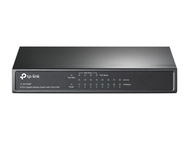SWITCH TP-LINK 8 PORT GIGA 4 PORT POE