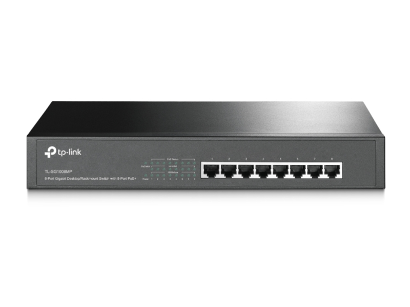 SWITCH TP-LINK 8-PORT GIGABIT SWITCH WITH 8-PORT POE+