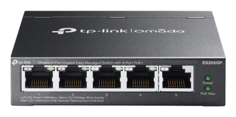 SWITCH TP-LINK OMADA 5-PORT WITH 4-PORT POE+