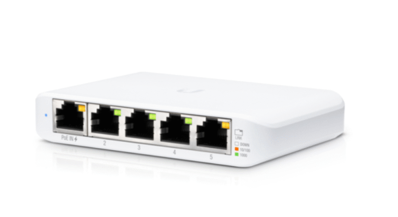 SWITCH UBIQUITI USW-FLEX-MINI UNIFI SWITCH FLEX MINI 5 PUERTOS PACK 3 UND