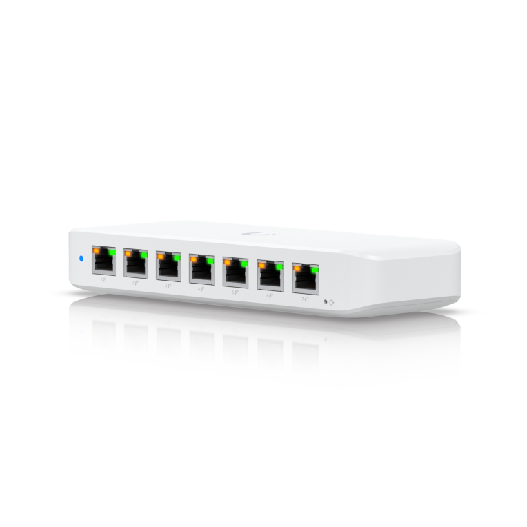 SWITCH UNIFI UBIQUITI USW-ULTRA-210W 8 POR GBE POE+ 210W
