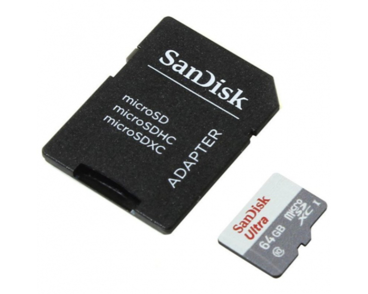 MICRO SD 64 GB 1 ADAP. CLASS 10 SANDISK