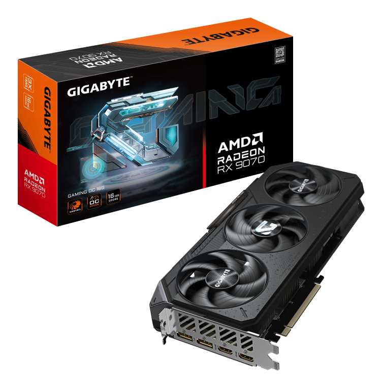 TARJETA GRAFICA GIGABYTE RADEON RX 9070 GAMING OC 16G