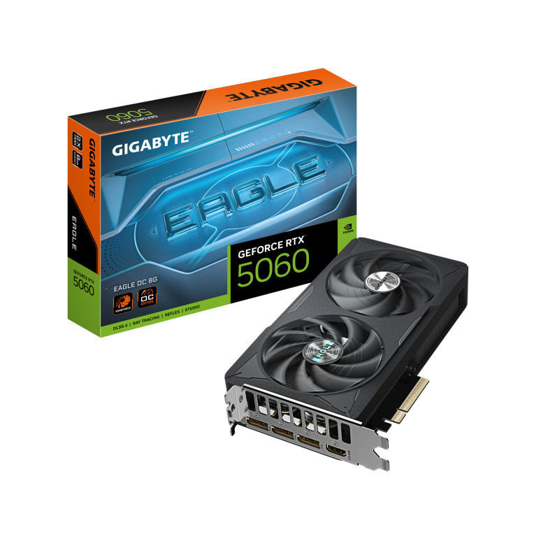 TARJETA GRAFICA GIGABYTE RTX 5060 EAGLE OC 8GB GDDR7