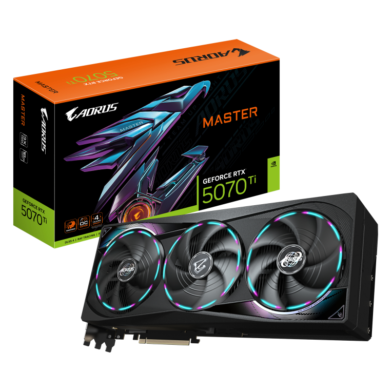 TARJETA GRAFICA GIGABYTE RTX 5070TI AORUS M 16GB