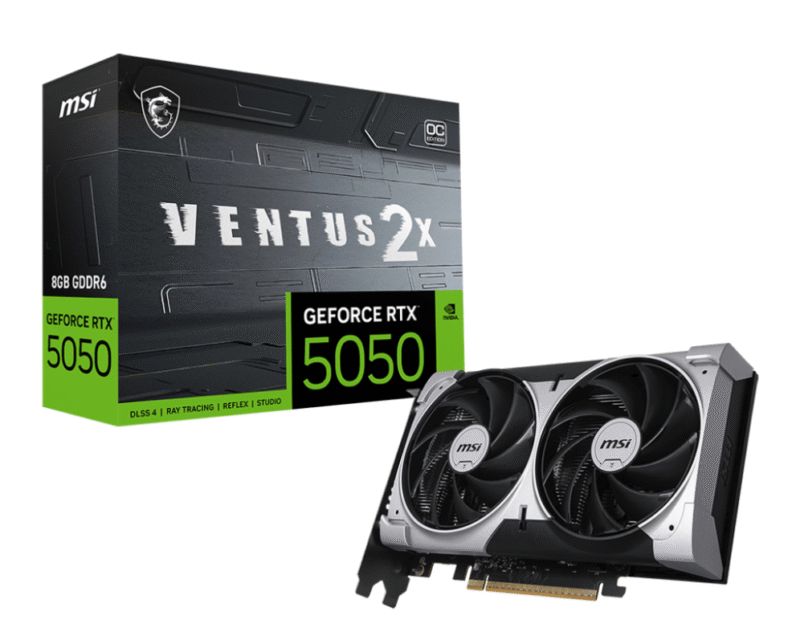 MSI VGA NVIDIA RTX 5050 8G VENTUS 2X OC DDR6