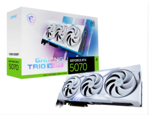 TARJETA GRAFICA MSI RTX 5070 12G GAMING TRIO OC WHITE