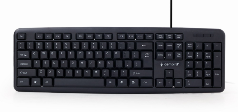 TECLADO GEMBIRD USB NEGRO PORTUGUES