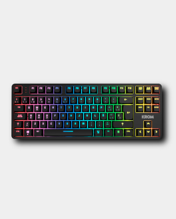 TECLADO KROM KERNEL PRO MINI INALAMBRICO RETROILUMINADO MECANICO NEGRO