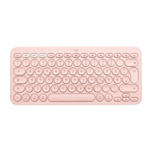TECLADO LOGITECH BLUETOOTH K380 PARA MAC PARA TRES DISPOSITIVOS COLOR ROSA P/N:920-010400