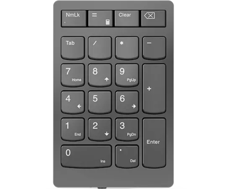 TECLADO NUMERICO LENOVO UNIVERSAL INALAMBRICO GRIS
