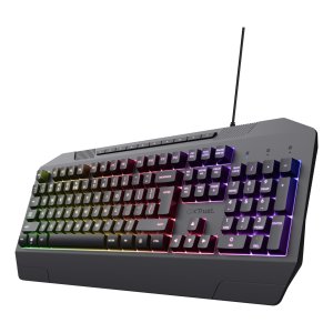 TECLADO TRUST GAMING GXT 836 EVOCX ILUMINACION LED ANTI-GHOSTING 12 TECLAS MULTI USB 24998
