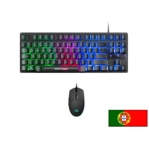 TECLADO Y MOUSE MARS GAMING MCPTKL TECLADO EN PORTUGUES DE FORMATO REDUCIDO TKL RGB BRATHING &