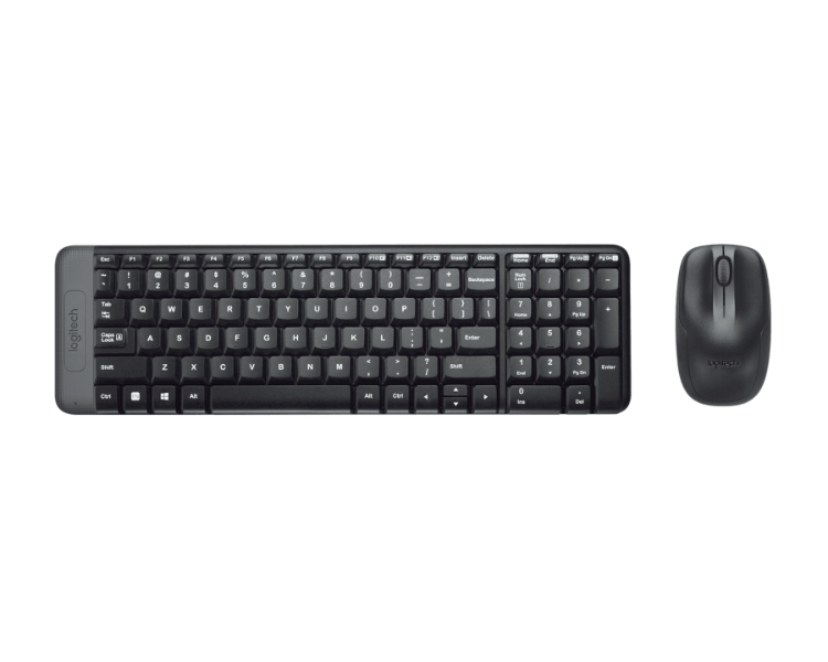 TECLADO + RATON WIRELESS MK220 NEGRO LOGITECH