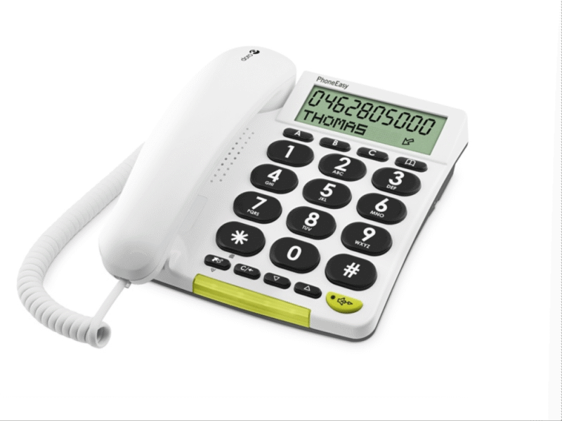 TELEFONO FIJO DORO PHONE EASY 312CS 1 BLANCO