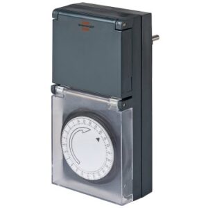 TEMPORIZADOR DE EXTERIOR MZ-44 MECANICO 24 HORAS CON PROTECION IP 44