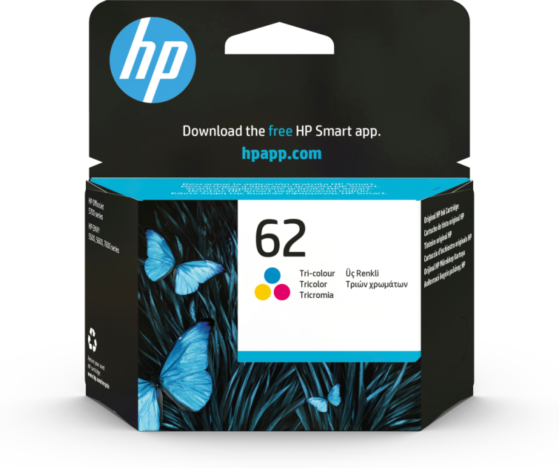 TINTA HP 62 TRICOLOR