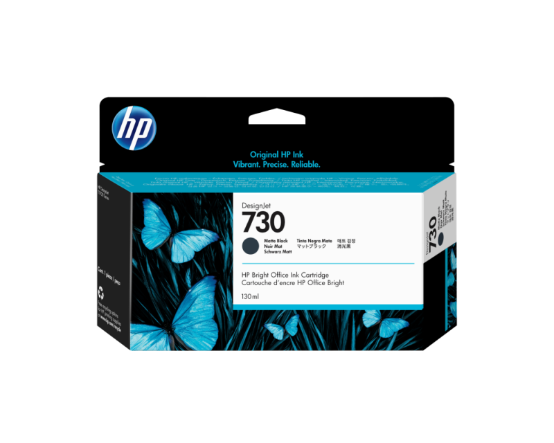 TINTA HP 730 NEGRO MATE
