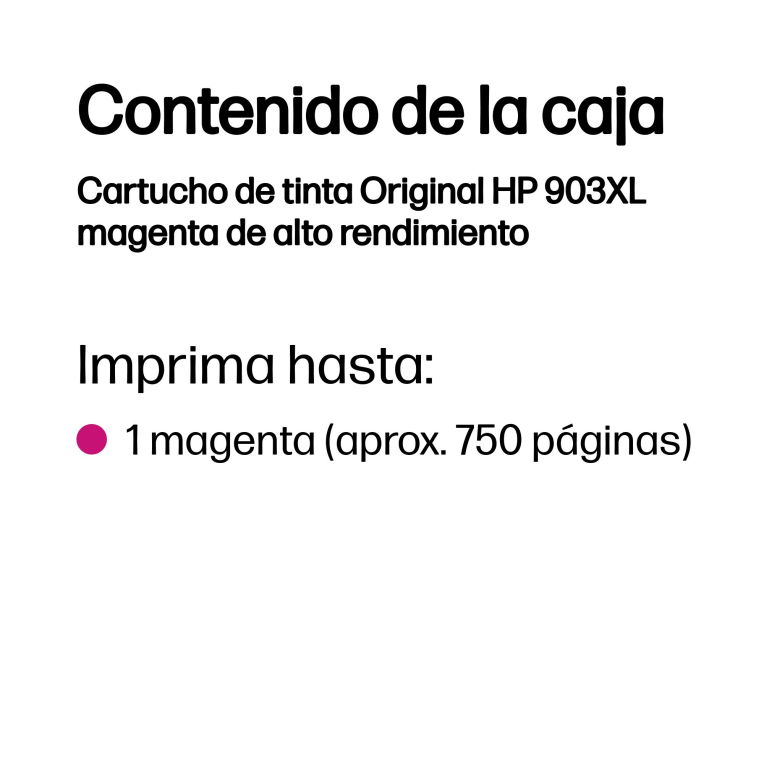 TINTA HP 903XL MAGENTA