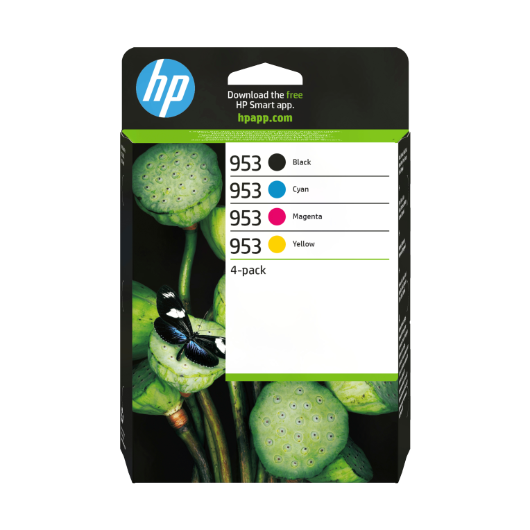 TINTA HP 953 PACK AHORRO NEGRO CIAN MAGENTA AMARILLO