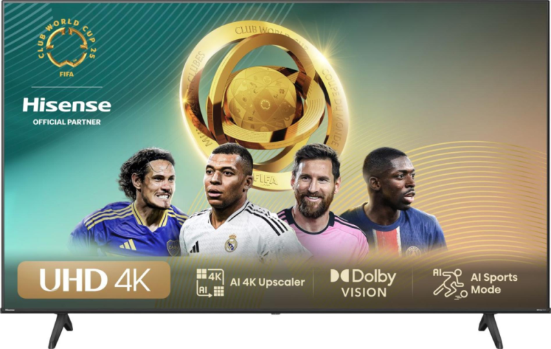 TV HISENSE 55A6N 55" UHD 4K VIDAA SMART TV MODO JUEGO PLUS CONTROL VOZ