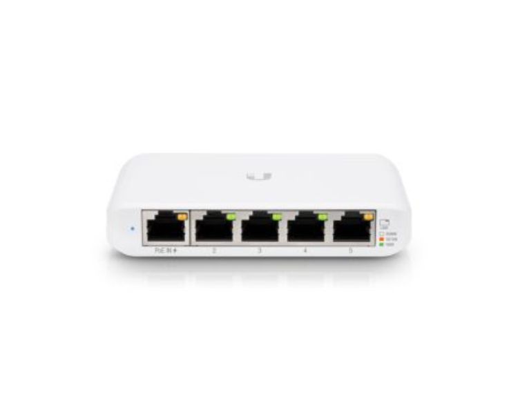 UBIQUITI UNIFI SWITCH 5 PUERTOS USW-FLEX-MINI GIGABIT PoE