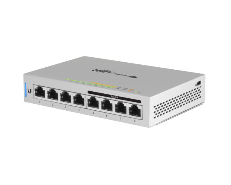 UBIQUITI UNIFI SWITCH 8 PUERTOS US-8-60W PoE