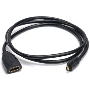 CABLE ALARGADOR MICROHDMI 4K M-H 1 M NEGRO VENTION