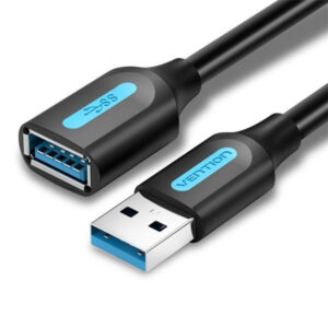 CABLE ALARGADOR USB 3.0 M/H 5 M NEGRO VENTION