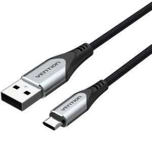 CABLE USB 2.0 A MICRO USB 2 M GRIS VENTION