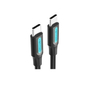 CABLE USB-C A USB-C 0.50 M NEGRO VENTION