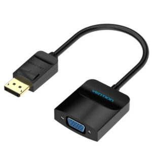 CONVERSOR DISPLAYPORT/M A VGA/H 0.15 M NEGRO VENTION