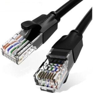 CABLE DE RED LATIGUILLO RJ45 UTP CAT6 AWG26 15 M NEGRO VENTION