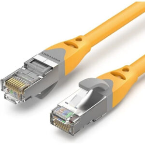 CABLE DE RED LATIGUILLO RJ45 CAT.6A SFTP AWG27 15 M AMARILLO VENTION
