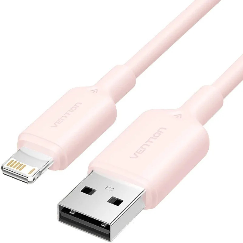 CABLE 2.0 USB A LIGHTNING 1 M ROSA VENTION