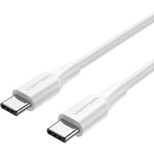 CABLE USB-C A USB-C 2.0 3A 2 M BLANCO VENTION