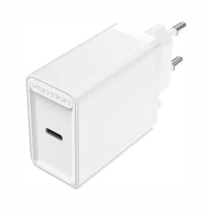 CARGADOR PARED 20W USB-C 3A BLANCO VENTION