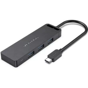 HUB 5 PUERTOS USB 3.0 3xUSB 1xMICRO USB PD 1xUSB-C GRIS VENTION