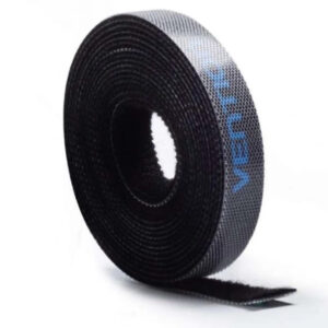 TIRA ORGANIZADORA CABLES FLEXIBLE 5 M NEGRO VENTION